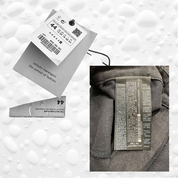 ๐ ZARA (TALL) The Split Hem Flare - Size Euro 44 / US 12 - NWT ๐ - Picture 5 of 8